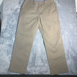 J. Crew Men's Flex Bedford Straight-Fit Chino's Khaki Size 32 x 32